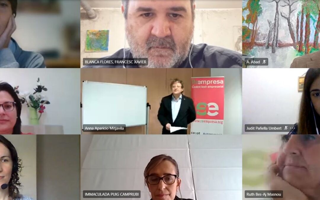 El teambuilding virtual de Reempresa reuneix a una seixantena de tècnics i tècniques del servei