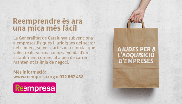 Ja estan disponibles les noves subvencions de la Generalitat per a l’adquisició d’empreses