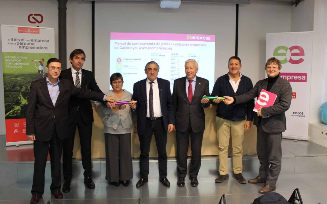 L’Ajuntament de Terrassa, Cecot i la Diputació de Barcelona fan balanç del programa Reempresa, que ha evitat el tancament de 141 negocis a la ciutat