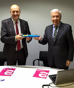 L’Associació Leader Ripollès Ges Bisaura i la patronal Cecot signen un conveni de col·laboració per difondre la Reempresa