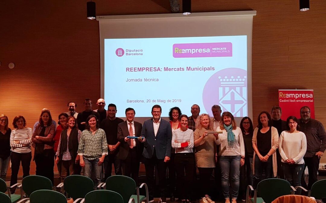 La Diputació de Barcelona i la patronal Cecot amplien la cobertura del servei de Reempresa a 36 mercats municipals de la província