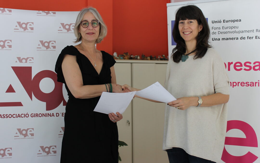 Les dones empresàries gironines signen un conveni per salvar negocis que necessiten relleu