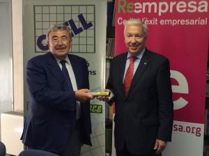COELL i la patronal Cecot signen un conveni de col•laboració per difondre la Reempresa