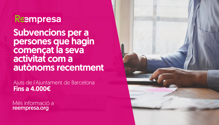 Subvenció “Activa Autòno+ 2024” de l’Ajuntament de Barcelona