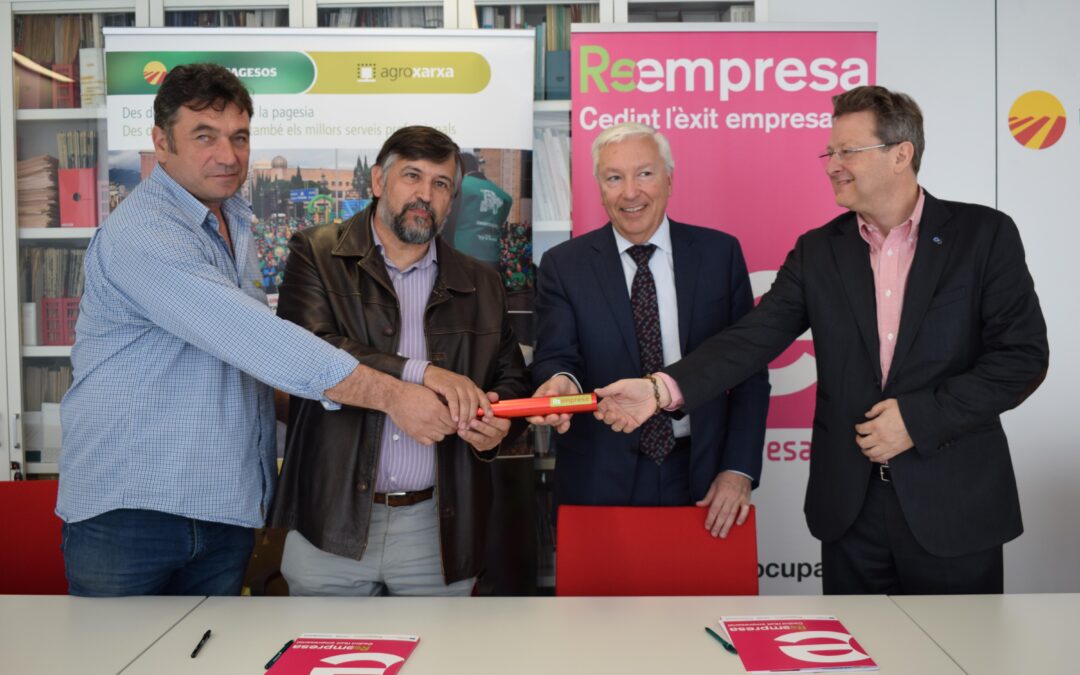 Unió de Pagesos s’adhereix a la xarxa de col·laboradors del Centre de Reempresa de Catalunya