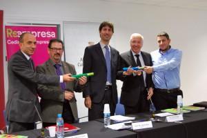 Ajuntament, Diputació de Barcelona i Cecot signen un conveni per la posada en marxa de Reempresa a Caldes, un programa de cessió d’empreses en marx…